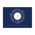 Shining Holidays Greeting Card - Silver Lined White Envelope